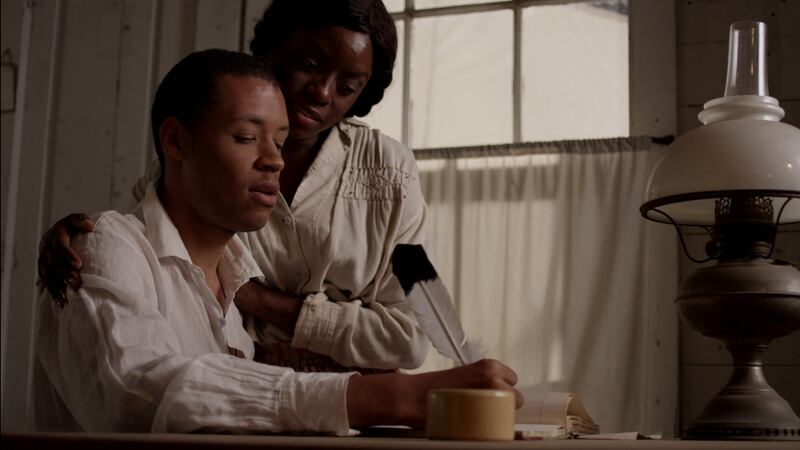 A scene from the documentary film, "Gina's Journey: The Search for William Grimes."