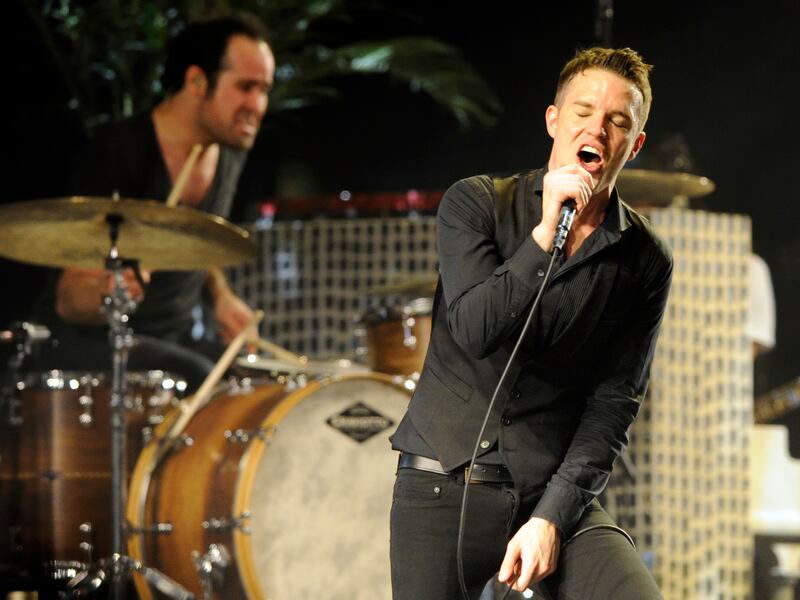 The Killers, led by Brandon Flowers, will perform at Vivint Arena on Feb. 6, 2018.