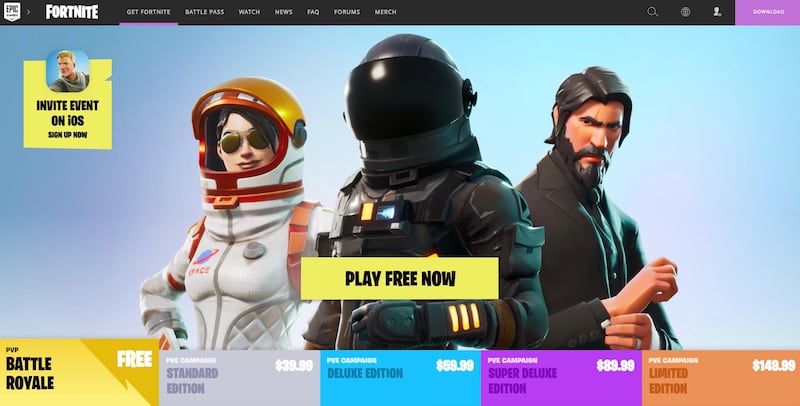 Epic Games' "Fortnite"