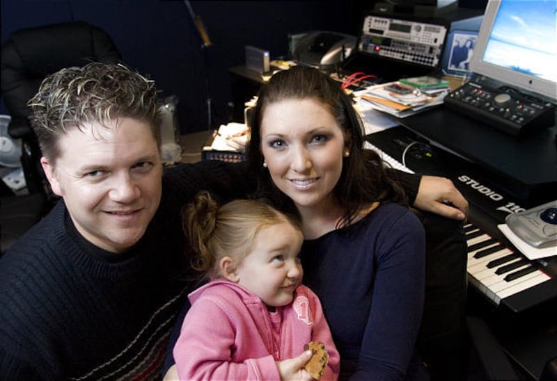 LDS recording artist Jessie Clark Funk, seen here with her husband, Jim, and daughter, Janessa, was once on the path to be a pop-music performer. But she's instead found happiness in her roles as a wife, mother, inspirational singer and speaker.