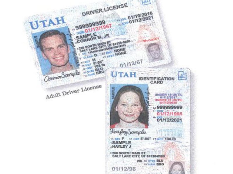 In June 2016, the Utah Department of Public Safety's Driver License Division began issuing drivers' licenses with a new design. The design includes security features that improve fraud prevention and protection against counterfeiting and/or alteration.