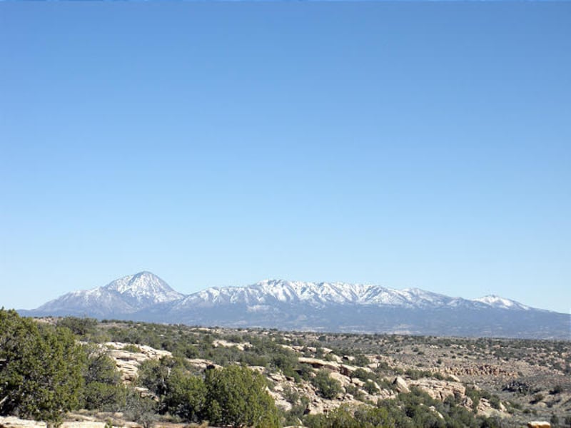 The Ute Sleeping Mountain, located in Colorado, but readily visible from portions of S.E. Utah, has ancient Native American legends associatd with it. Lynn Arave, Deseret News