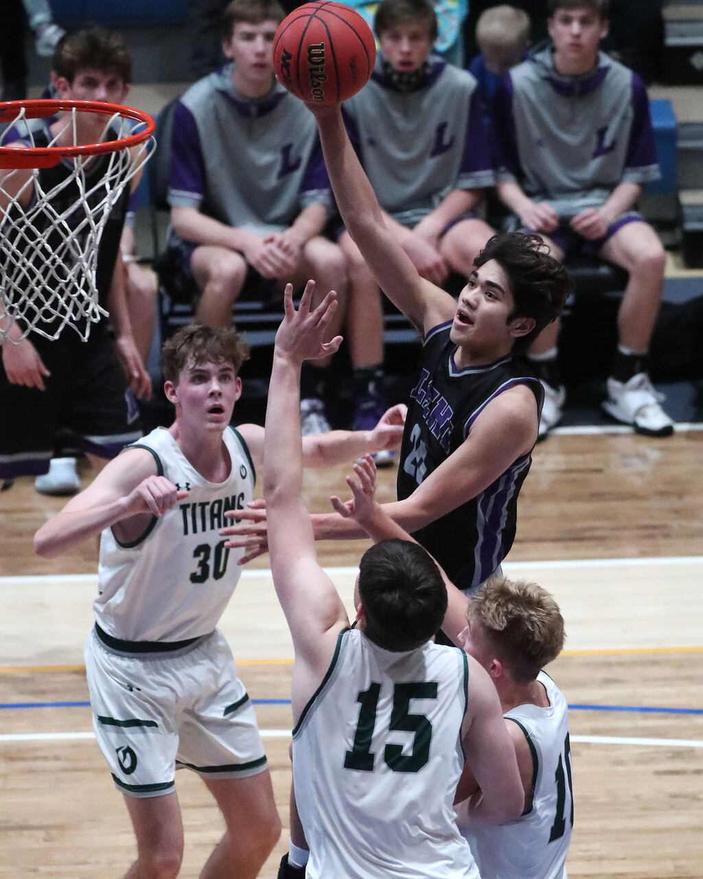 High school boys basketball Lehi beats Olympus in 5A semifinals