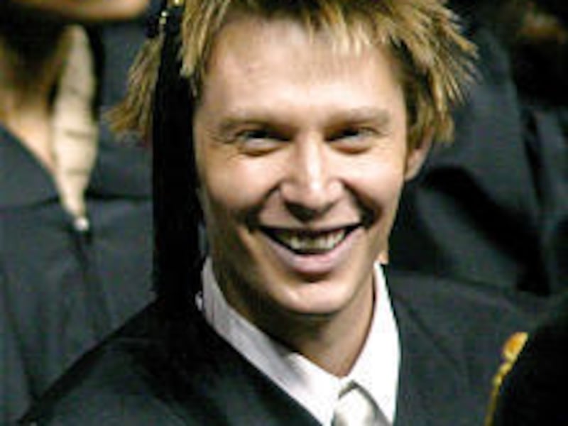 Pop star Clay Aiken donated $20,000 to UNC Charlotte.