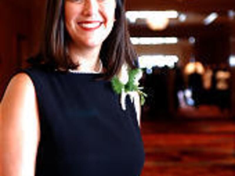 Erin Gruwell, a teacher from California, was the keynote speaker for the annual YWCA Leader luncheon.