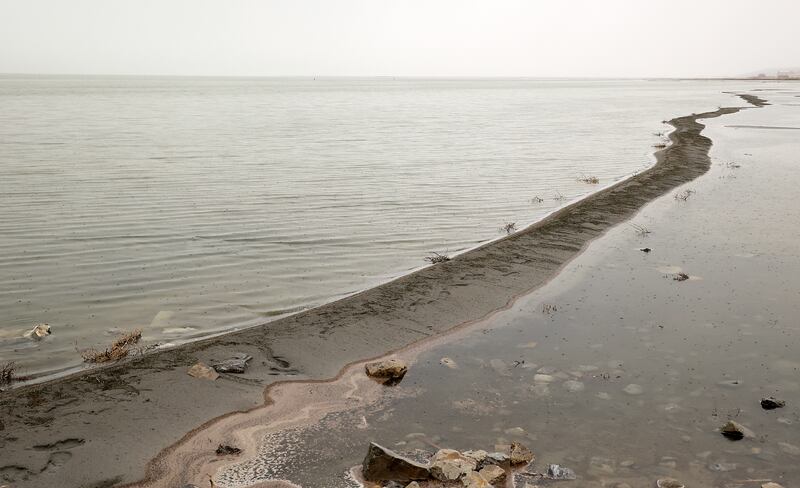 The Great Salt Lake is pictured at Great Salt Lake State Park in Salt Lake County on Feb. 7, 2024.