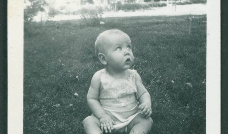 A photo of Jeffrey R. Holland as a child, circa 1941.