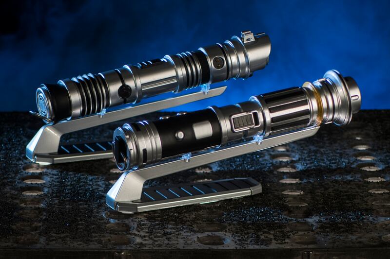 At Savi’s Workshop — Handbuilt Lightsabers in Star Wars: Galaxy’s Edge at Disneyland Park in Anaheim, California, and at Disney’s Hollywood Studios in Lake Buena Vista, Florida, guests will be able to build their own lightsaber, guided by ancient wisdom b