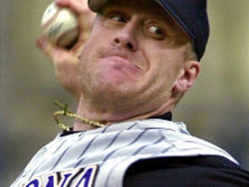 Ex-Diamondback Curt Schilling could finish his career in Boston.