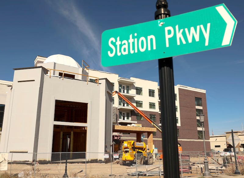 Bri at Station Park is under construction in Farmington, Utah.