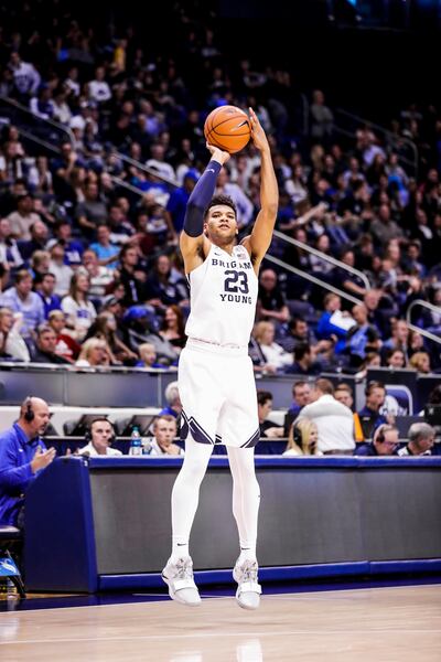 BYU Men's Basketball Cougar Tipoff.
Yoeli Childs
Nate Edwards- BYU Photo