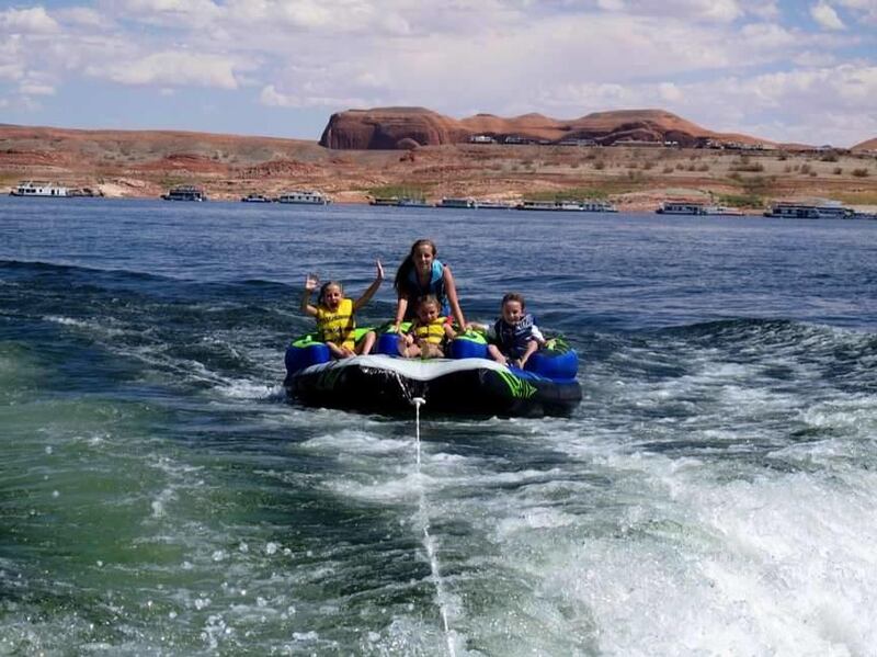 People enjoy a variety of activities at Lake Powell this summer, despite the low water levels