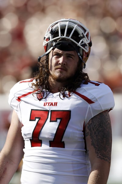 Senior John Cullen was a starting left tackle for two seasons for the Utes.