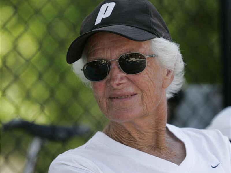 Highland High assistant tennis coach Kathy Rothfels