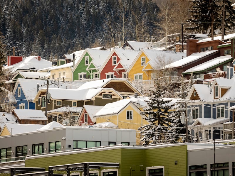 Historic downtown Park City is pictured on Wednesday, Dec. 15, 2021.