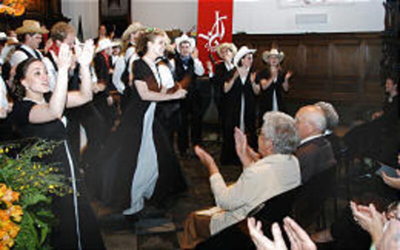 The University of Utah Singers perform in Weert, the Netherlands.