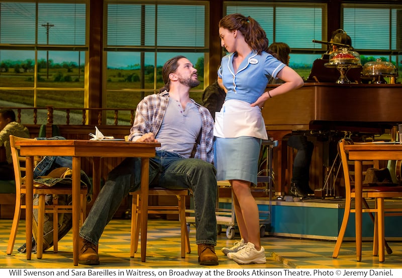 Utahn Will Swenson as "Earl" in "Waitress" at the Brooks Atkinson Theatre. "Waitress" will come to the Eccles Theater for their 2018-19 season.