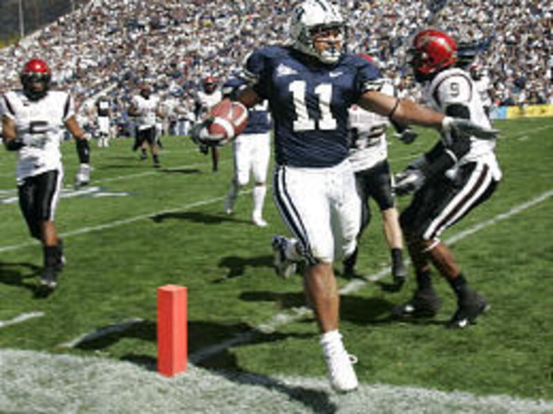 After beginning his collegiate career as a Ute, BYU running back Manase Tonga will end this season Saturday in a Cougar uniform.