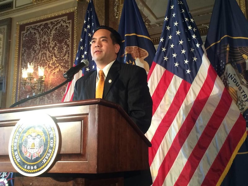 Gov. Gary Herbert named Sean Reyes as Utah's new attorney general during a Monday news conference.