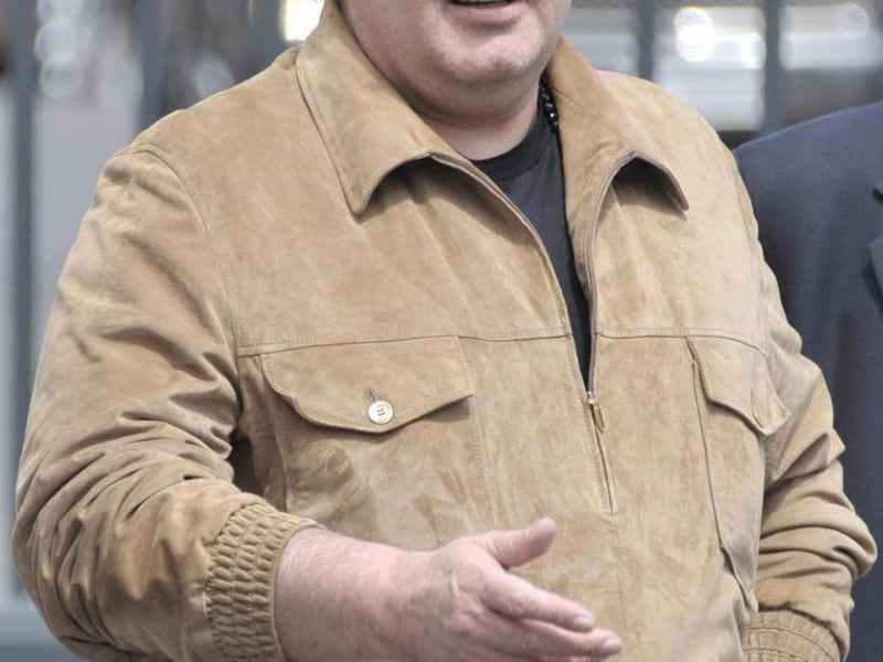 FILE - In this May 27, 2011 file photo Chechen businessman and Neuchatel Xamax soccer Club owner Bulat Chagaev arrives for the club annual lunch in Neuchatel, Switzerland. Neuchatel Xamax lost its license to play in the Swiss Football League on Tuesday, J