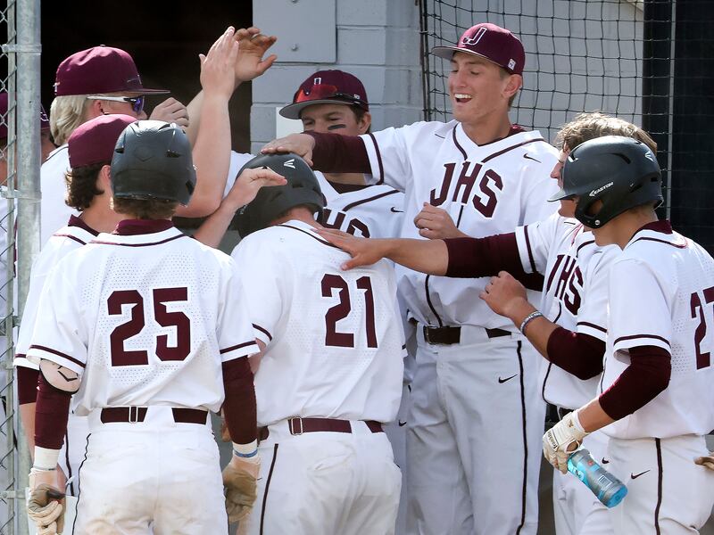 Jordan players celebrate