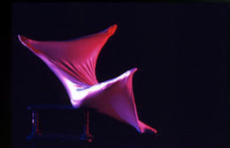 Juan Carlos Claudio dances "Noumenon Mobilus," one of seven pieces by Alwin Nikolais that the group is performing at the Edinburgh fest.