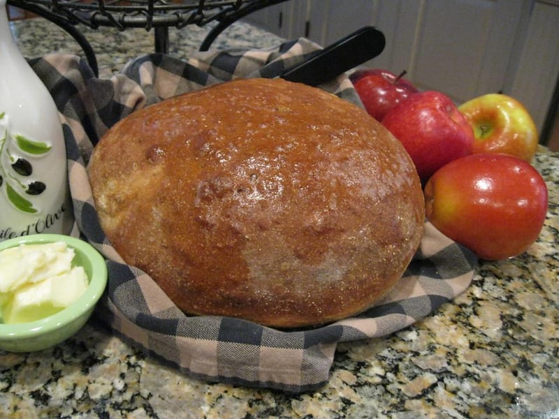 A secret for making Shannon Smurthwaite's Raised Ciabatta Bread is to not use water that's too warm for the yeast.
