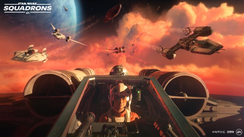 A look at the New Republic, Rebels in “Star Wars: Squadrons.”