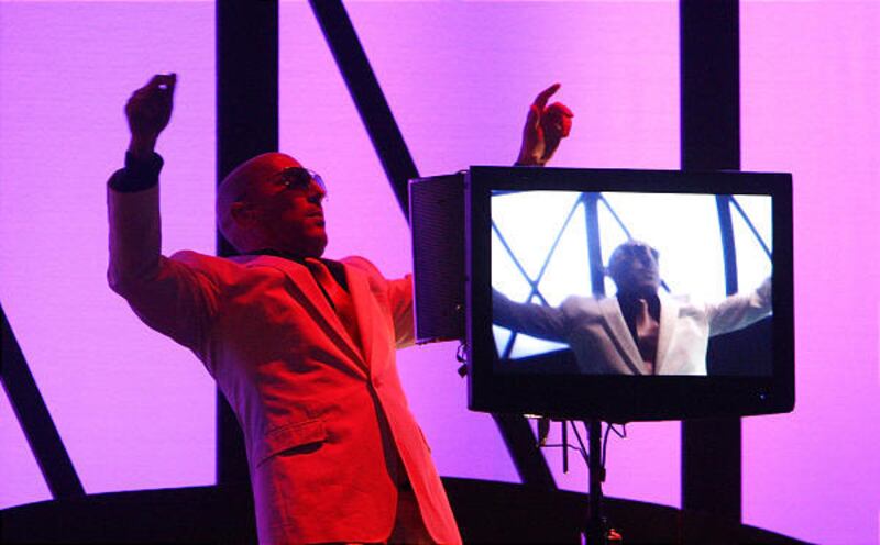 Maynard James Keenan performs with Puscifer.