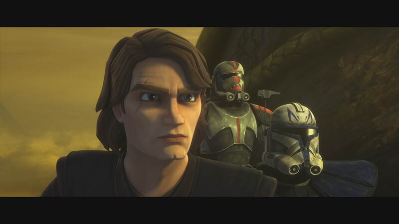 A mysterious live signal leads Jedi General Anakin Skywalker, Captain Rex and the Bad Batch to a Techno Union facility where they make a shocking discovery in “Star Wars: The Clone Wars” on Disney Plus.