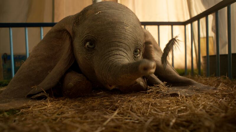 This image released by Disney shows a scene from "Dumbo."