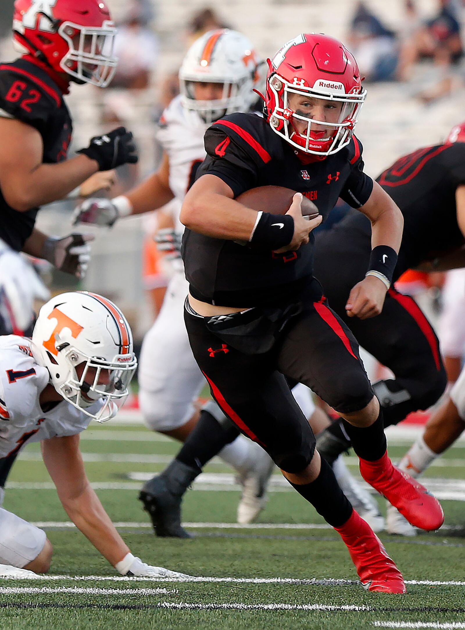 High school football Defense leads out for American Fork in 3121 win