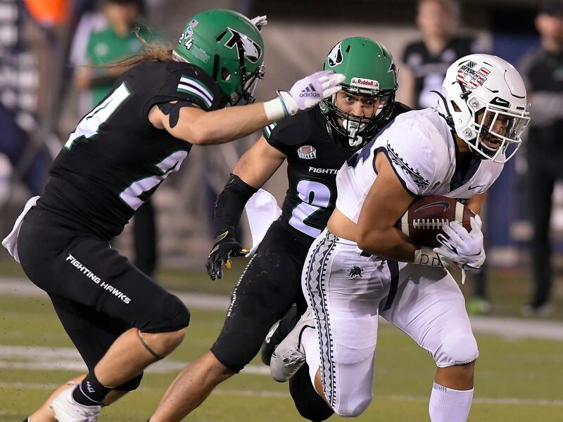 Utah State rolls in second half to beat North Dakota, 48-24 – Deseret News