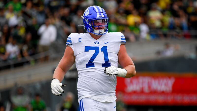 BYU’s Blake Freeland became the second former Cougars offensive tackle to be selected in the NFL draft in the past three years.