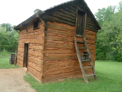 The slave residence also served as the plantation kitchen.