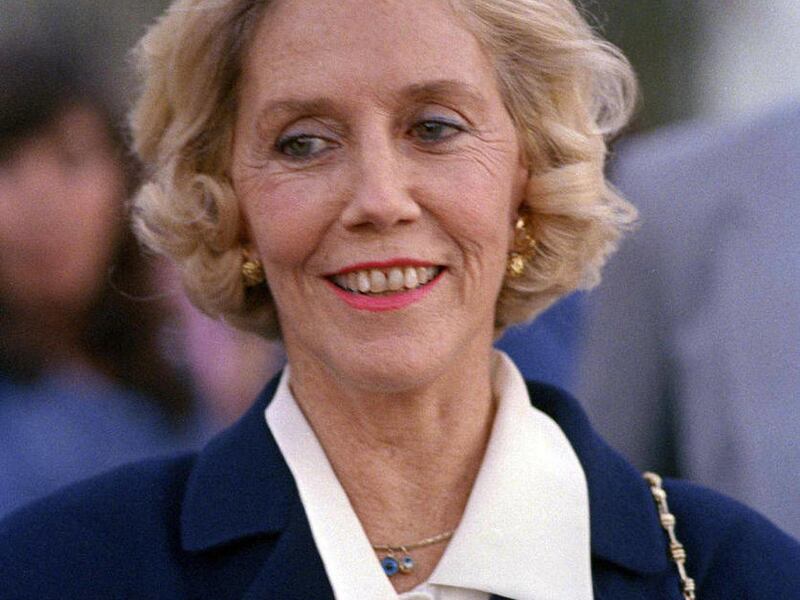 FILE - In this May 15, 1989 file photo, is pictured business tycoon Amalia "Amalita" Lacroze de Fortabat in Buenos Aires, Argentina. One of Argentina's richest women, Fortabat died at her home in Buenos Aires, her family reported Saturday morning. She was