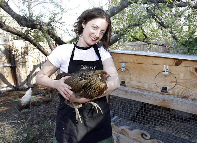 Raquel Smith-Callis has owned chickens at her Provo home for about three years.