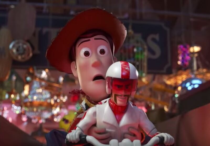 Keanu Reeves’ character Daredevil Duke Caboom stars in the final trailer for “Toy Story 4” that was released Tuesday.