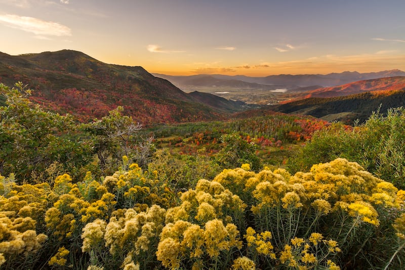 Sunrise view of Big Mountain