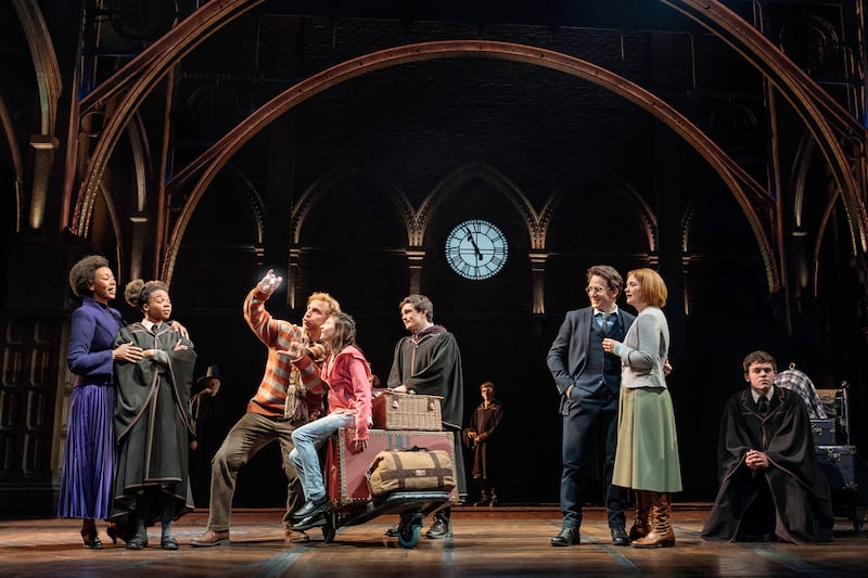 A scene from “Harry Potter and the Cursed Child” at New York’s Lyric Theatre.