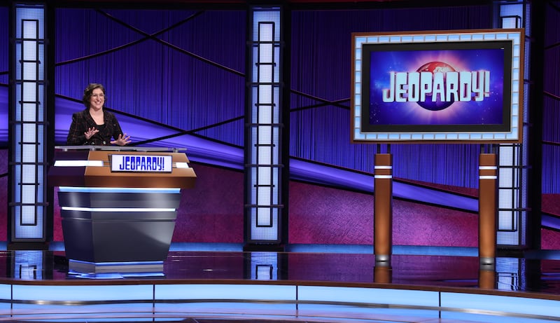 Mayim Bialik as host of “Jeopardy!”