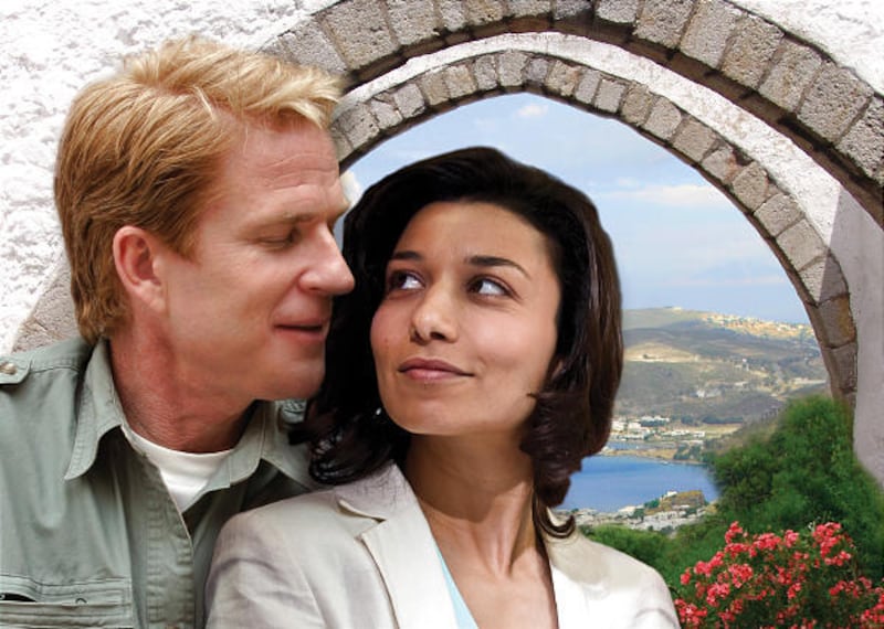 Matthew Modine and Agni Scott star in the new film "Opa!"