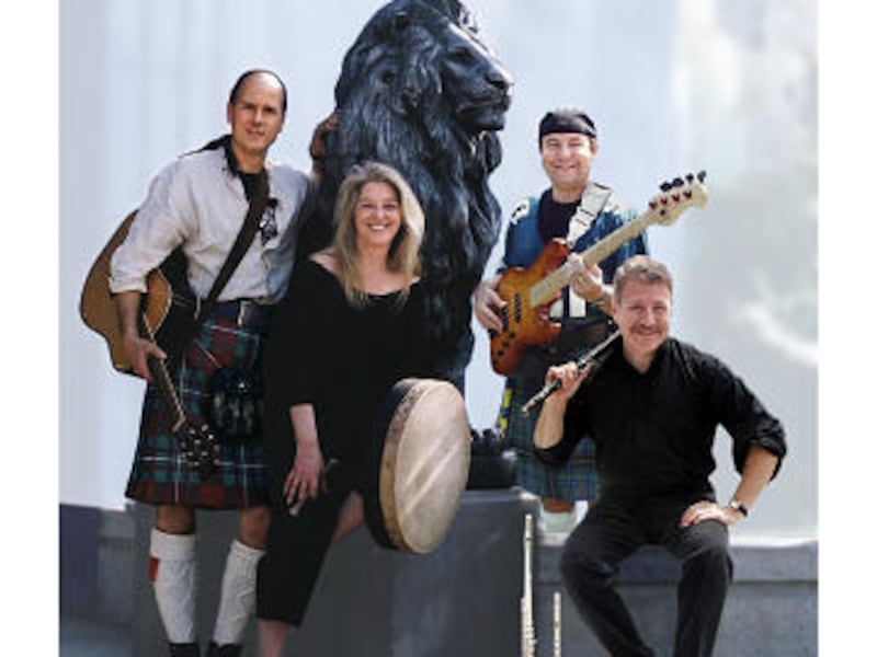 John MacAdams, left, Nancy Johnston, Simon Watkins and Dave Champagne, members of Craicmore, a Celtic singing group, will perform at the Covey Center for the Arts in Provo on Saturday.