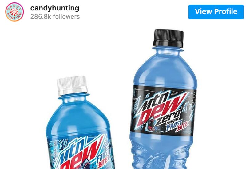 Frost Bite may be the new popular drink flavor from Mountain Dew.