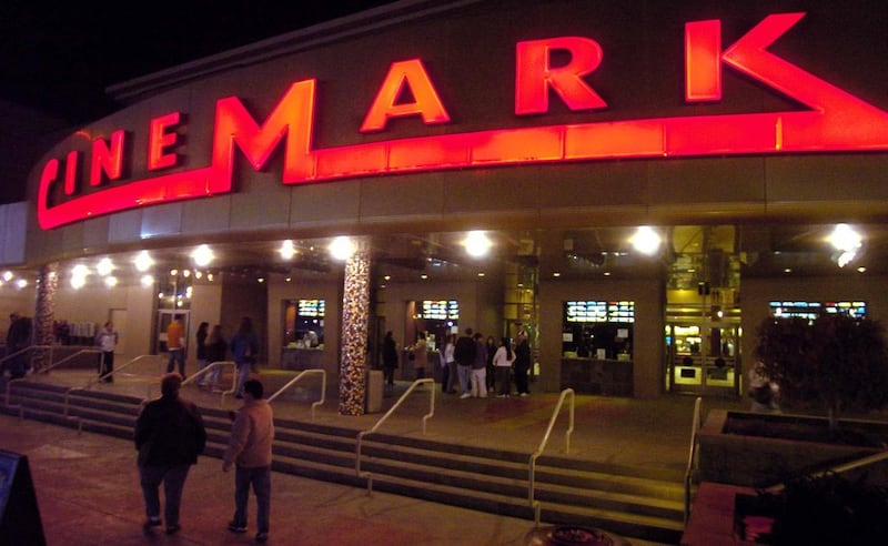 Moviegoers enter the Cinemark Theaters at Jordan Landing. Local Cinemark theaters offer discounted summer movie screenings for families.