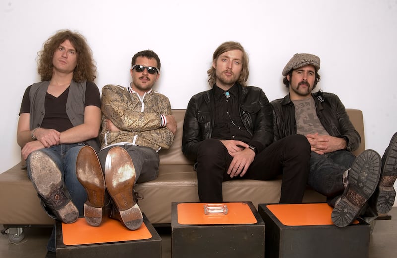 A look at The Killers, including Dave Keuning, Brandon Flowers, Mark Stoermer and Ronnie Vannucci.