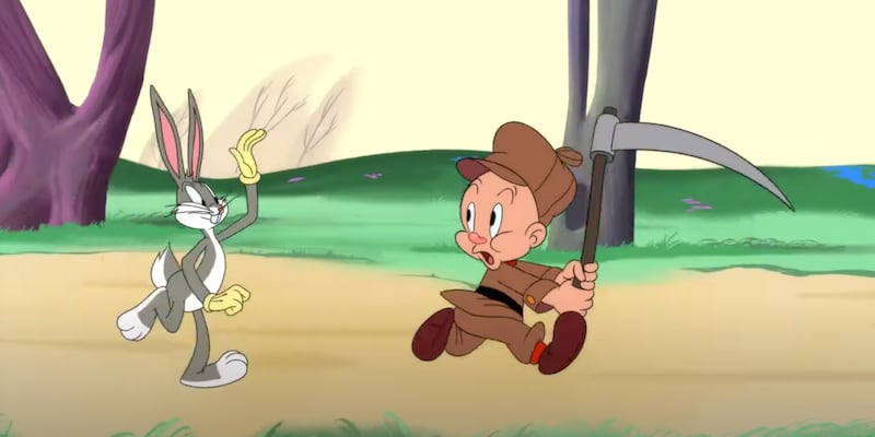 Warner Bros. published a new clip of the show, which shows Fudd using a scythe to catch Bugs Bunny. 