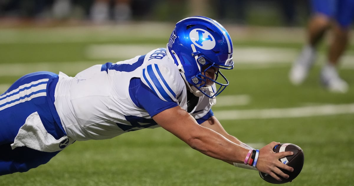Bear Bachmeier is already a big part of BYU’s rushing attack – Deseret News Bear Bachmeier is already a big part of BYU’s rushing attack – Deseret News