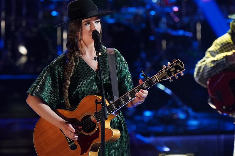 Grace West performs on “The Voice.”