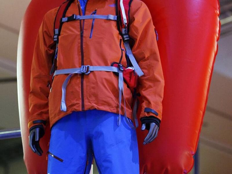 Patrol 24 ABS pack by North Face at the Outdoor Retailer Winter Market in Salt Lake City, Thursday, Jan. 19, 2012.